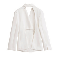 Rückenfreies Blazer-Top