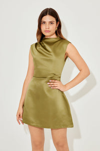 Zoe Satin Dress