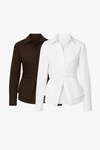 Bluse mit Taillenschnürung