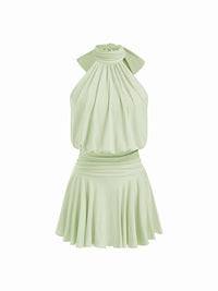 Valeria – Neckholder-Minikleid mit Schleife