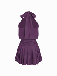 Valeria – Neckholder-Minikleid mit Schleife