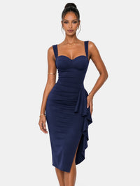 Formal Cocktail Midi Dress
