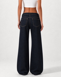Low Waist Wide Leg – Dark Blue