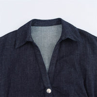 Langes Jeanskleid
