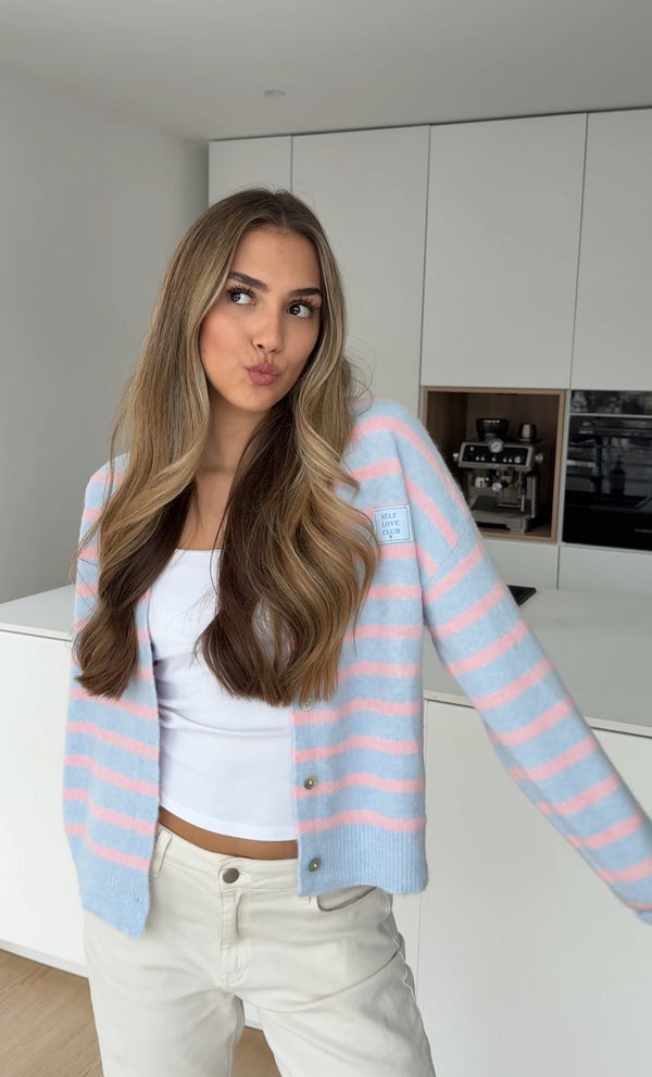 Self Love Club Cardigan Cotton Candy
