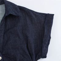 Langes Jeanskleid