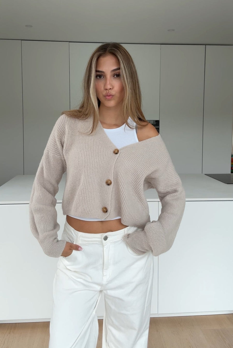 Soft Cardigan Cinnamon