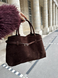 Wildleder Handtasche