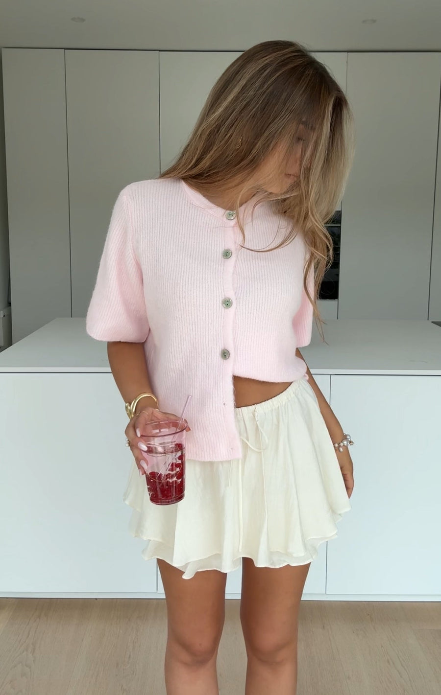 Summer Cardigan Blush