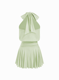 Valeria – Neckholder-Minikleid mit Schleife
