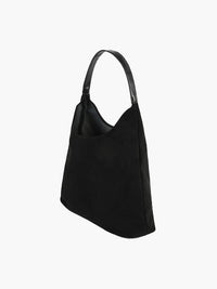 Handtasche in Wildlederoptik